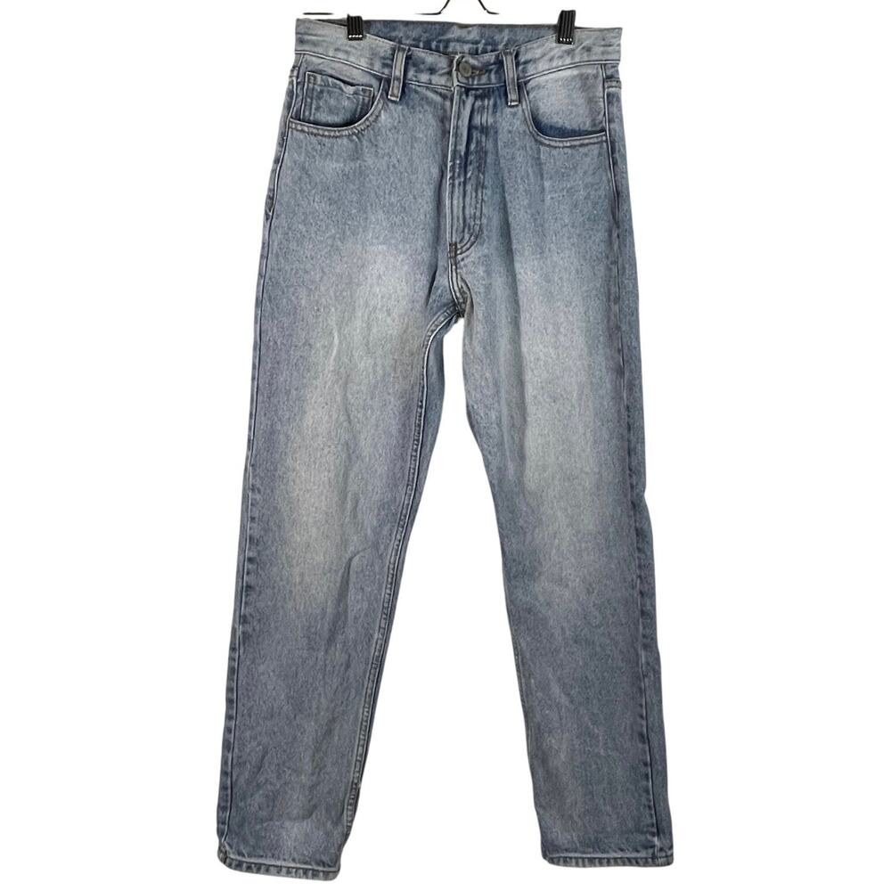 J. Galt Womens Straight Leg High Rise Jeans Galt Acid Wash Denim Size Small